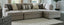 Albany 1674 Brianna Pewter 3 Pc Sectional