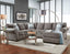 Affordable 3050 Charisma Smoke Sectional