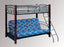 American Imports 470-433 Black Twin Futon Bunkbed