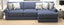 Catnapper 4052 Cape May Denim 2 Pc Sectional