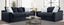 JCooper USA 4800 Jenna Onyx Sofa Loveseat