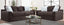 JCooper USA 4800 Jenna Chocolate Sofa Loveseat