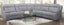 Manwah 70829 Lucy Dove 6 Pc Sectional