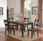 American Imports 8202 Black & Cherry 7 Pc Dining Set