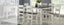 American Imports 8205 5PC Grey & White 5 Pc Pub Dinette
