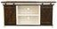 American Imports 870-M60-RW Rodeo White 60" TV Console Entertaiment Center