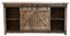 American Imports 870-M60-B Barnwood 60" TV Console Entertainment Center
