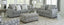Peak 1250 Rockville Steele Sofa Loveseat