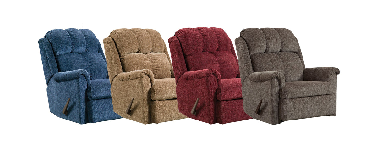 Affordable 2100 Tahoe Rocker Recliner-(Blue, Brown, Wine, Grey,)