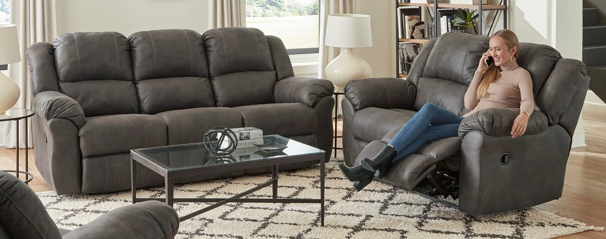 Home Stretch 213 Felix Tumbleweed Reclining Sofa & Loveseat