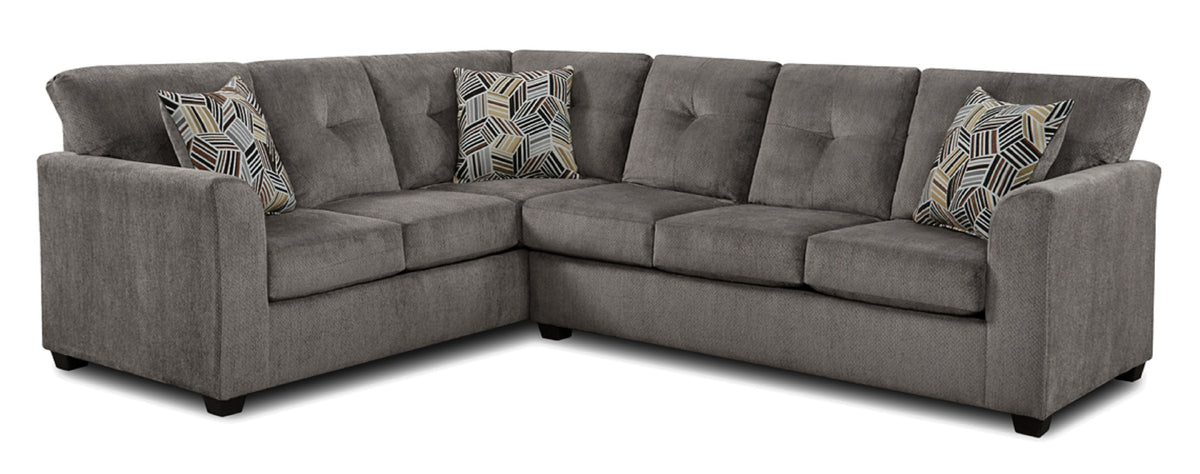 WBF 3007 Kennedy Grey Sectional Main image