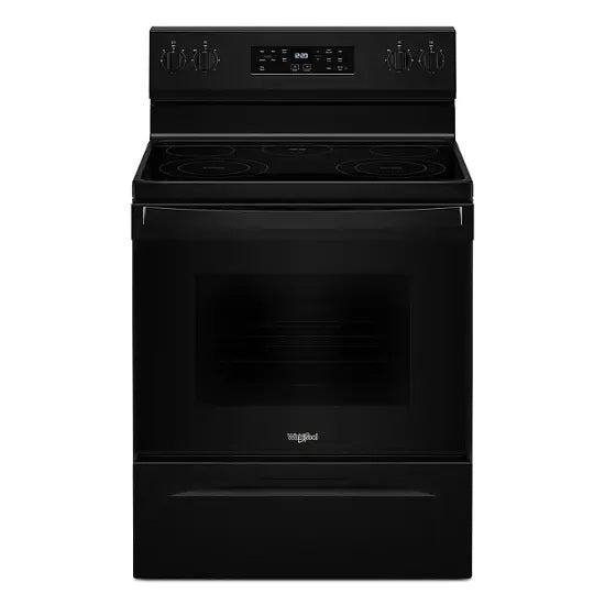 Whirlpool - 5.3 Cu. Ft. Freestanding Electric Range Black 3330 Main image