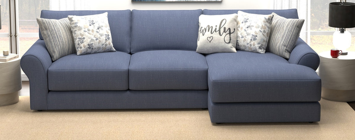 Catnapper 4052 Cape May Denim 2 Pc Sectional Main image