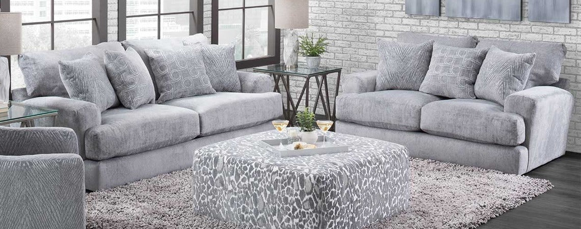 Jackson 4098 Lamar Shark Sofa Loveseat Main image