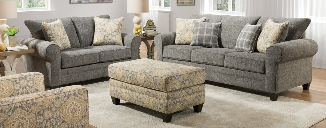 Peak 4170-WS-SL-2PC Watershed Storm Sofa & Loveseat