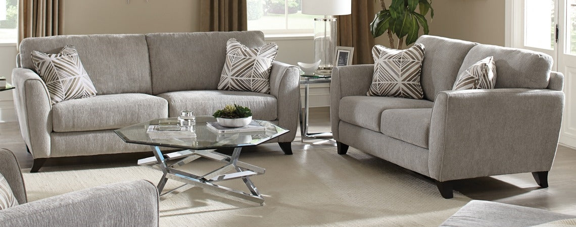 Jackson 4215 Alyssa Pebble Sofa & Chair