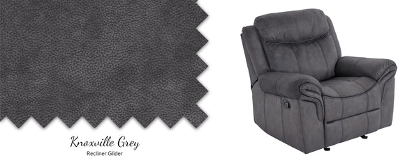 American Imports L4222961V Knoxville Grey Reclining Sofa & Recliner