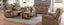 American Imports L4220961V Knoxville Brown Reclining Sofa & Loveseat