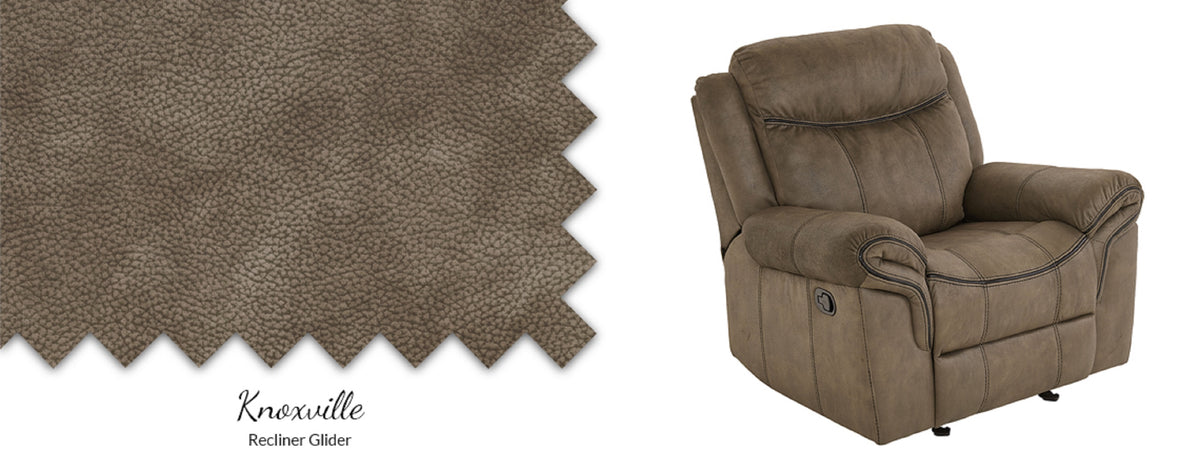 American Imports L422081V Knoxville Brown Glider Recliner
