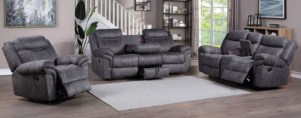 American Imports L4222961V Knoxville Grey Reclining Sofa & Recliner