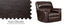 Affordable 2450-AC Austin Chocolate Rocker Recliner