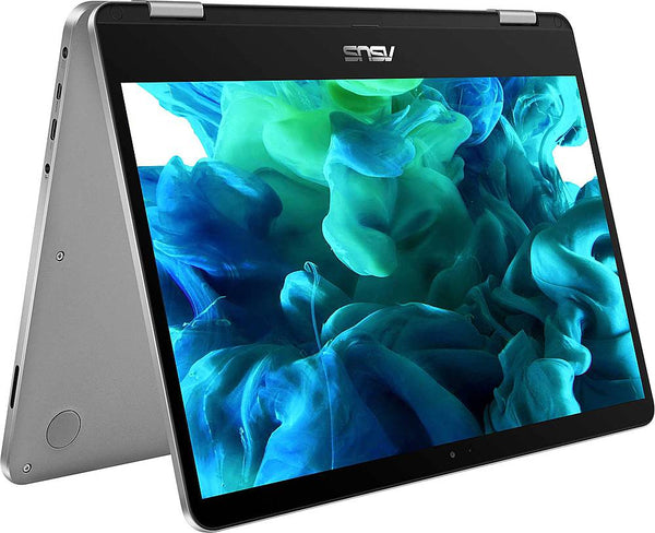 ASUS - VivoBook Flip 14 2-in-1 14" Touch-Screen Laptop Light Gray