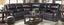 Manwah 70629 Madras Expresso 6 Pc Reclining Sectional