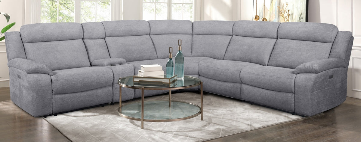 Manwah 70829 Lucy Dove 6 Pc Sectional Main image