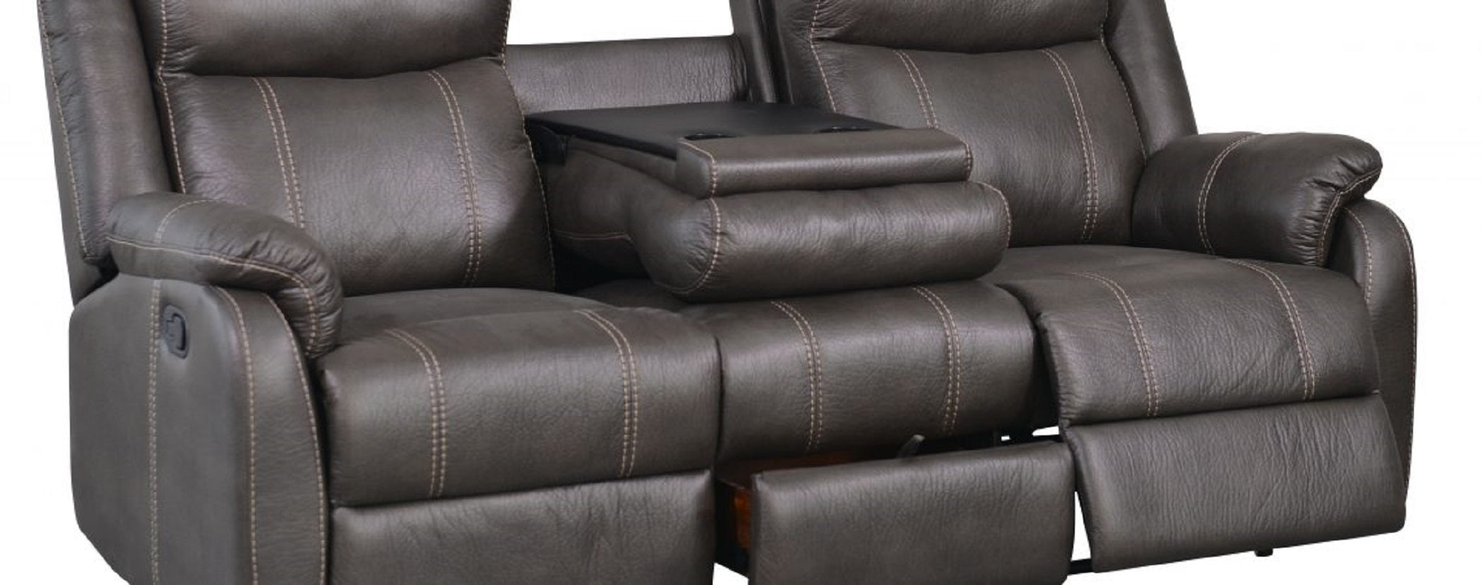 American Imports L7303 Gin Rummy Charcoal Motion Sofa & Recliner Secondary image