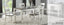 American Imports 8205 Grey & White 5 Pc. Dinette