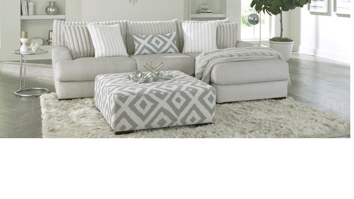 Albany 938 Cloud Heights Silver 2 Pc Sectional Main image