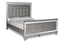 American Imports BA96985SKB Valentino Silver King Bed
