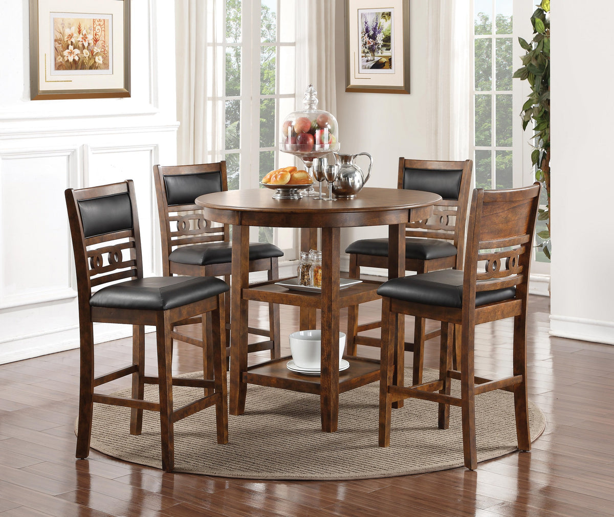 American Imports D1701 Gia Brown 5 Pc. Pub Dinette