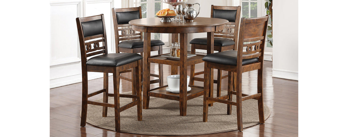 American Imports D1701 Gia Gray 5 Pc. Pub Dinette