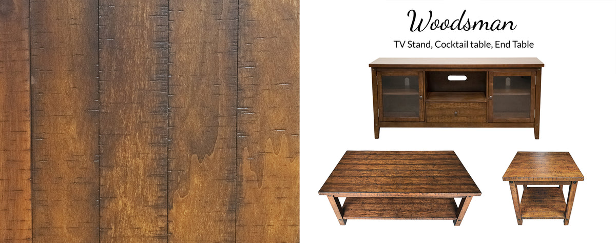 American Imports L3516-3PK Woodsman 3 Pc. Table Group Main image