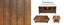 American Imports L3516-3PK Woodsman 3 Pc. Table Group