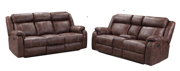 American Imports L7303B Buckskin Motion Sofa & Recliner