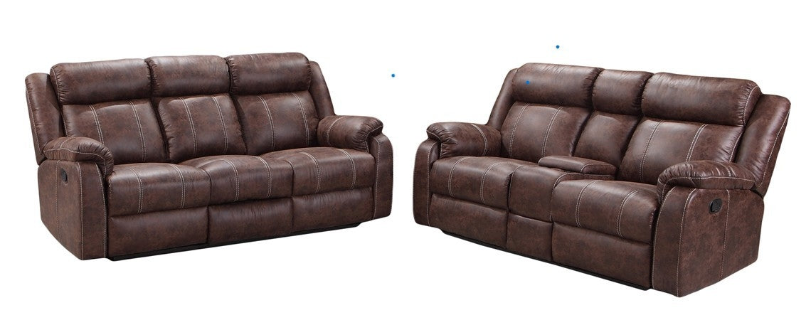 American Imports LV7303-SL-2PC Buckskin Motion Sofa & Loveseat Main image