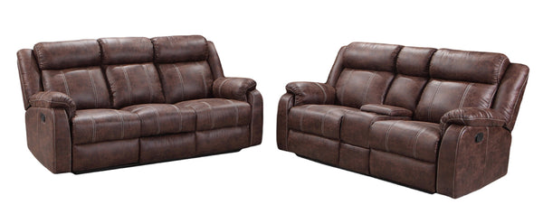 American Imports L7303B Buckskin Motion Sofa & Recliner