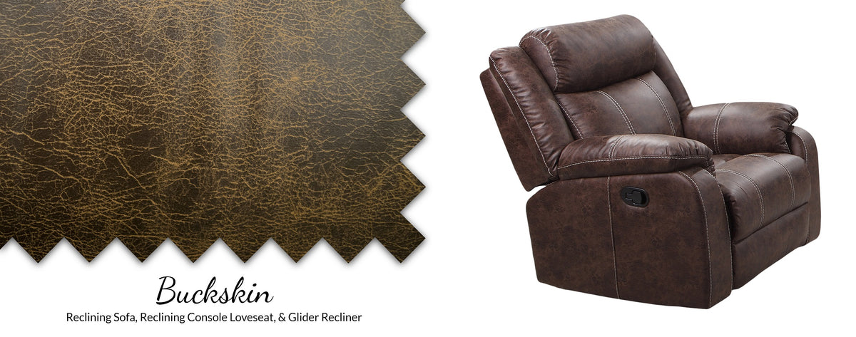 American Imports L7303C-R Buckskin Glider Recliner