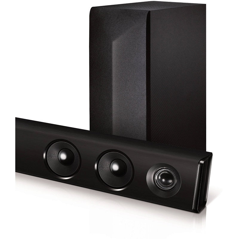 LG LAS465B 2.1ch 300W Sound Bar w Wireless Subwoofer & Bluetooth Main image