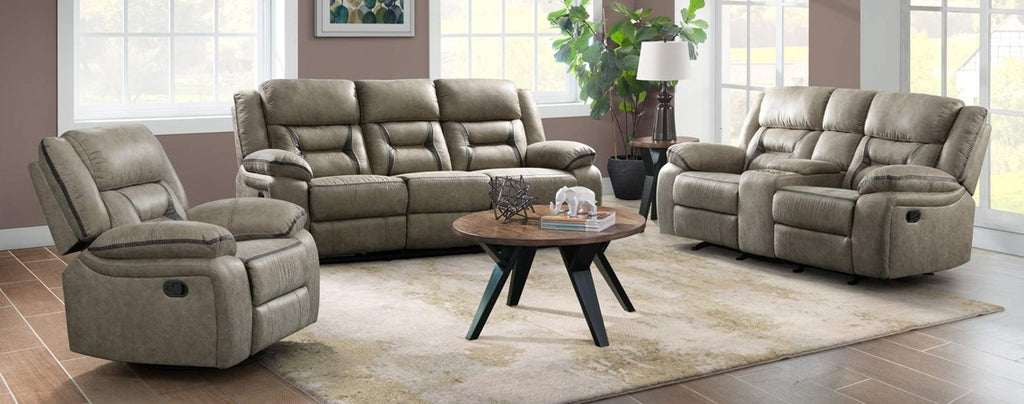 American Imports LV59935 Ranger Reclining Sofa & Glider