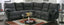 American Imports 135 Shane Charcoal Sectional