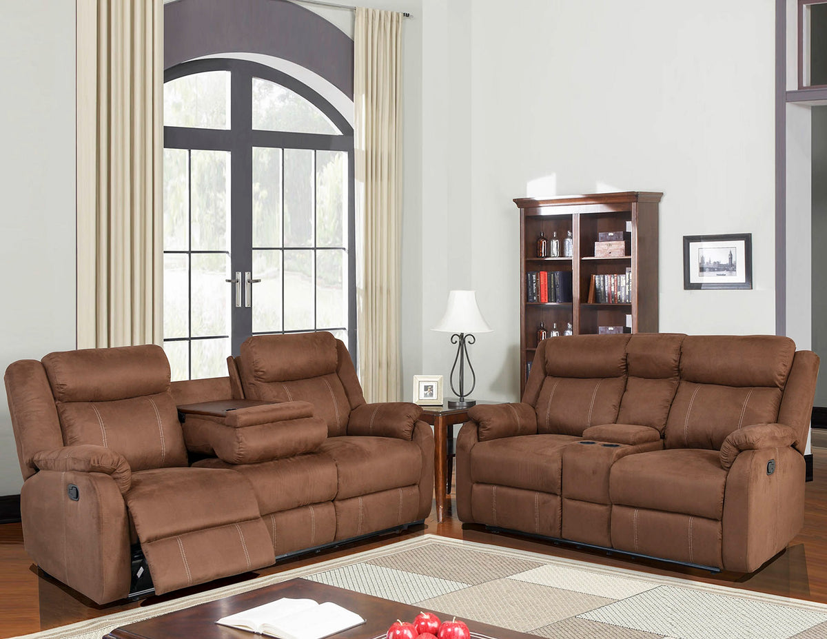 American Imports L9303 Chocolate Motion Sofa Main image