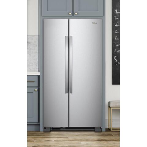 Whirlpool WRS315SDHM 25 Cu Ft Refrigerator Monochromatic Stainless