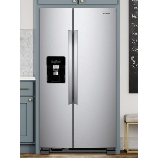 Whirlpool WRS325SDHZ 25 Cu Ft Refrigerator (Stainless) Main image