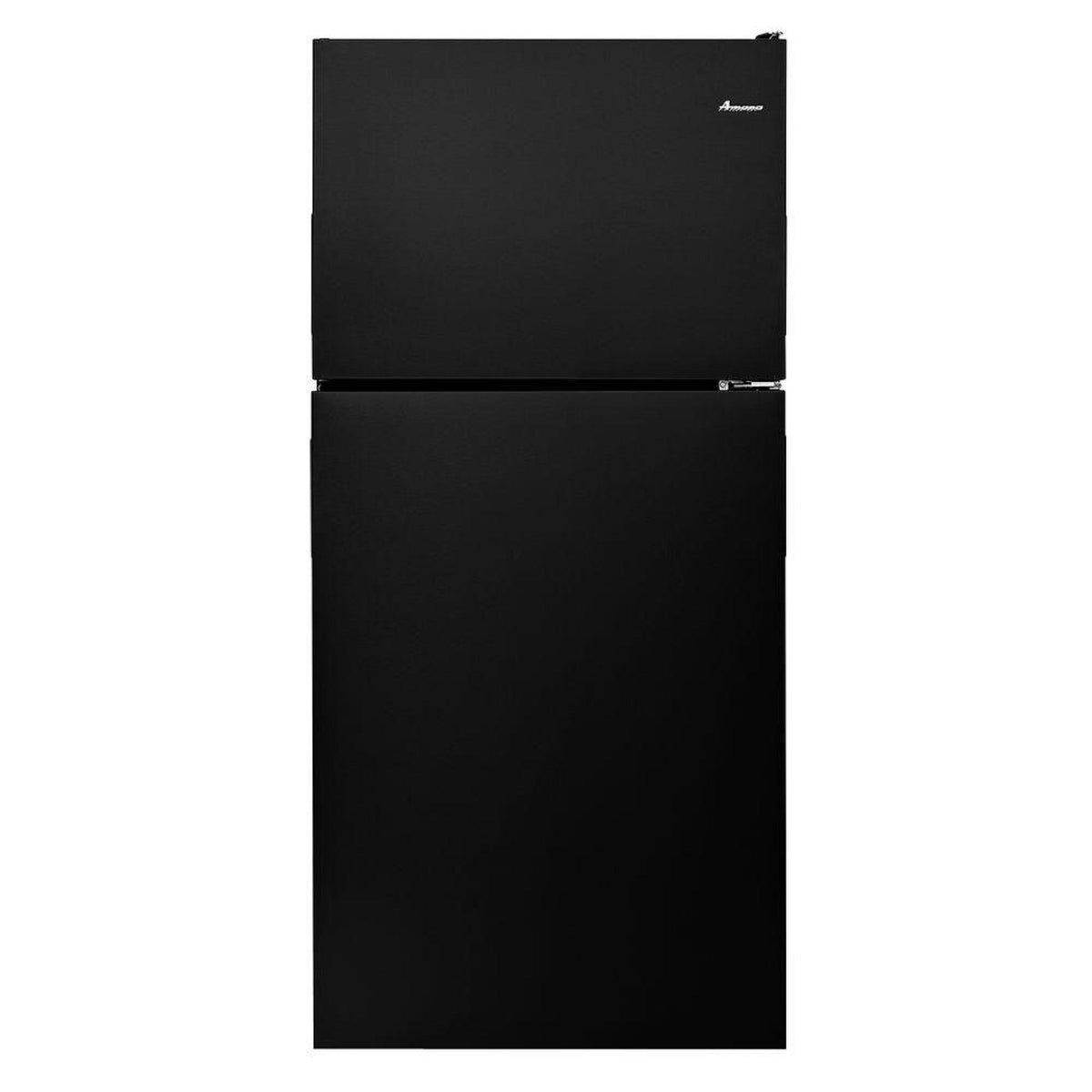 Amana 18 Cubic Foot Black Refrigerator ART318FFDB